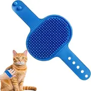 Brush for Cats - Pet Grooming Brush Cat Strap Pad,Silicone Massaging Tool, Adjustable Comb Dry Wet Use for Large Small Medium Breeds Animals Care