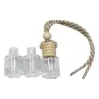 5Pc Car Empty Perfume Hanging Mini Bottle Air Freshener Diffuser Gadget Ornament