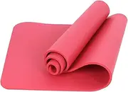 HCE Extra Thick Yoga Mat 15mm Eco-Friendly Exercise Mats - Large Gym Mat Non-Slip Fitness Workout Mat, Swiss Yoga Mat , Pilates Mat, CrossFit, Cardio & Abs Floor Exercise Mat Support w/ Carry Strap Holder
