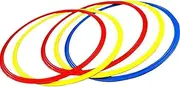 5PCS 12 Inch Workout Rings, 5PCS 12 Inch Plastic Exercise Rings, Portable Gym for Trainers, Gyms, Exercise Gym Hula Hoops Gymnastic