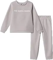 [THE NORTH FACE] NF0A89H31OA Kid Poly Set Tracksuit Unisex Moonstone Grey Size 4
