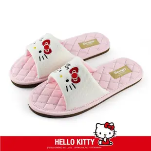 【Paidal】Hello Kitty 凱蒂貓一片式高級室內拖鞋