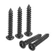 Hex Socket Self Tapping Screws, M6 x 40mm Carbon Steel Wood Screw 50pcs