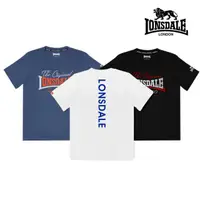 在飛比找momo購物網優惠-【LONSDALE 英國小獅】時尚潮流LOGO大學T / 短