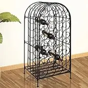 Wine Rack for 35 Bottles Metal Wine Storage