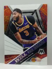 2019-20 Panini Mosaic Anthony Davis Will to Win #6 Los Angeles Lakers