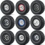 1.9" Beadlock Wheel Rims Tires for 1/10 RC Crawler Axial SCX10 CC01 D90 RC4WD
