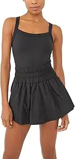 [TEMKIN] Women Tennis Dress Backless Workout Romper Short Exercise Jumpsuit Gym Yoga Golf Athletic One Piece Outfits Sundresses