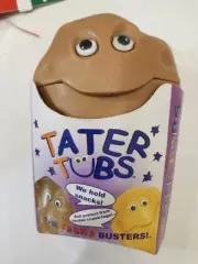 NEW Aronson TATER TUBS Potato Chip Holder Snack Container 1999 VINTAGE