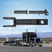 ElgnAura Alloy Steel Single Tow Hook for 80, High Strength Erosion Defiance, Includes Pull Pin 5 6008, Frame Pin 5 6007, Nice for Heavy - Duty Trucks