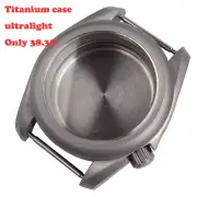 Titanium 3.8 Crown Sandblasted 316L Watch Case for NH35 NH36 NH38 NH70 NH72 ETA2