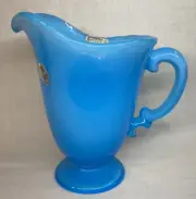 Fenton Art Glass Sky Blue Pitcher 2008