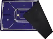 CIYODO Poker Mat Table Mat Nonslip Cover Mahjong Gaming Table Top Layout Party Rug Accessory