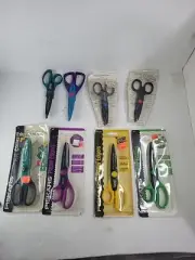 Fiskars Paper Edgers Scissors Arts Crafts Set New 6 Different Styles + 2 edgers