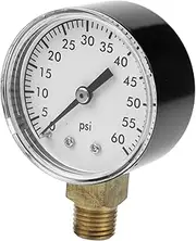Totority Pool Filter Water Pressure Gauge Professional Grade Pressure Gauge for Swimming Pools Spas Aquariums Connection Reliable Water Pressure Measurement