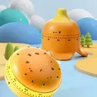 Stylish Mechanical Countdown Timer in Cartoon Hamburger Shape for Cooking