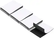 sourcing map 24set Hook and Loop Strips with Adhesive 4.3"x6" Double Sided Hook and Loop Tape Nylon Self Sticky Fastener for Home Office Car, Black