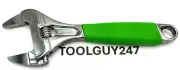 SNAP ON TOOLS ADHWS8 G 8'' GREEN Slim Adjustable Wrench Smooth Jaw NEW+