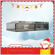 1400W x 800D x 210H mm Wide Heavy Duty Aluminium Ute Canopy Drawer Draw Slide