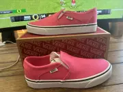 Vans Women's Size 6 Asher Canvas Honeysuckle VN0A5JLHCHL - New
