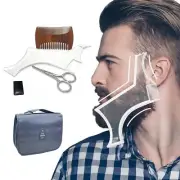Beard Grooming Sets and Comb Gift Set |Trimming Mustache Shaper and Beard Sci...
