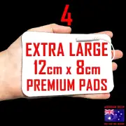 Dr TENS EMS ELECTRODE PADS - 12cm x 8cm x 4 EXTRA LARGE PREMIUM PADS