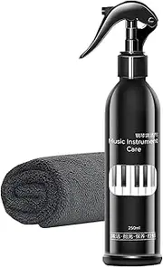 Piano Cleaner Kit | Multipurpose Cleaner Kit for Piano, 250ml Portable Polish Spray, Piano Polish Supplies for Removes Stains Dust