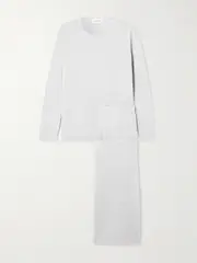 [LISA YANG] LISA YANG - Maurie Cotton And Cashmere-blend Sweater - Light gray - 0 0 Gray
