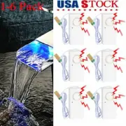 1/3/6X Water Leak Alarm Flood Level Overflow Detector Sensor Home Security Alert