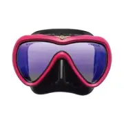 Gull SCUBA Diving & Snorkel Mask - Vader fanette UV420 - Rubber Holi Pink