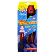 3pc Cooee Sky Rockets 75m Hand Launcher Backyard/Lawn Kids/Children Game 6+