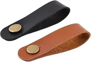 2Pcs Guitar Neck Strap Durable Practical Headstock Tie for Electric Acoustic Instruments Premium Microfiber Easy to Use Portable for Musicians