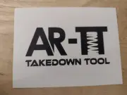 AR-TT Takedown Firearm Sticker - Shot Show Original 2023 - Free Shipping