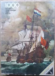 1000, Ravensburger, Admiral Ship Rare OOP Navy, Nautical Themed, French Ship.
