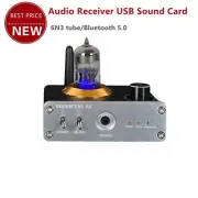 PJ MIAOLAI A4 Bluetooth 5.0 Tube Audio Receiver USB Sound Card for APTX Audio