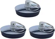 3piece Bathtub Kitchen Sink Drain Stopper Easy to Wide Application Easy to Clean Rubber Rubber Sink Plug Drain Plug
