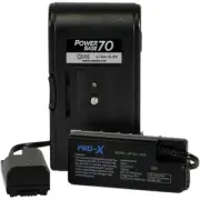 Core SWX PowerBase 70 Battery for Panasonic AF100 & HMC Cameras (24" Cable)