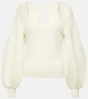 [Chloe] Chloé Cutout sweater AU 10 white