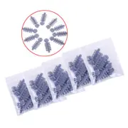 500 Pcs Dental Ortho Elastomeric Elastics Rotation Wedge Rubber Grey / Silver