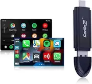 CarlinKit MINI5 PRO 2 in 1 Wireless CarPlay/Android Auto Adapter, Wireless CP&AA Adapter, OTA Upgrade, USB-A/USB-C Plug, Wireless Dongle Fit for Factory Wired CarPlay/Android Auto Cars 2016+