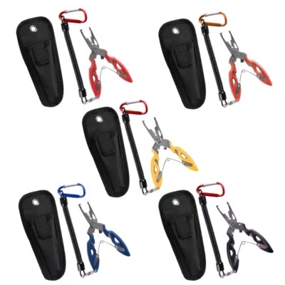 Multifunctional Line with Coiled Lanyard Fishing Gripper Hook Remover