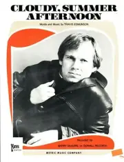 BARRY McGUIRE CLOUDY, SUMMER AFTERNOON SHEET MUSIC-PIANO/V/GUITAR/CHORDS-1966