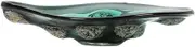 Fruit And Produce Storage Basket Green Gold Foil Glass Fruit Plate Dried Fruit Snack Storage Plate Home Living Room Afternoon Tea Tea Fruit Plate Hotel Lobby Coffee Table Decoration Suitable For Kitch