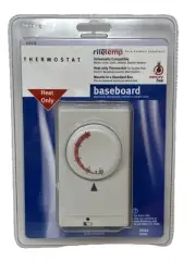 Ritetemp Heat Only Baseboard Thermostat Beige Universal 442-658 model 8046 New