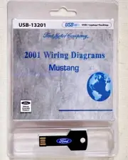 2001 Ford Mustang Electrical Wiring Diagrams Manual on USB