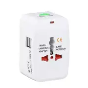 Dual USB Portable Electric Plug Power Socket Adapter International Travel Univer