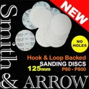 125mm HOOK AND LOOP DISCS NO HOLE SANDING PAD 5" SANDPAPER ORBITAL SANDER DRYWET