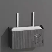 Bins Wall-mounted Router Box Console Wifi Wireless Storage Boxes Rack Bracket