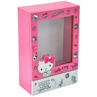 在飛比找蝦皮購物優惠-👑 正版 木製 Hello Kitty 透明掛式收納盒【晶品