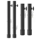 Folding Table Leg Extenders 4 Pack Anti Rust Coating Enhances Table Stability